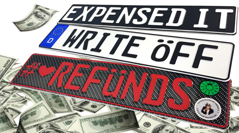 5 Ways To Write Off Your Car Expenses The Euro Plate Blog 6680